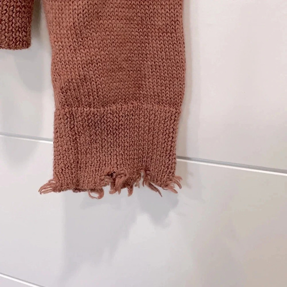 Nation LTD Bijou Adobe Pink Alpaca Blend Sweater Size XS - Picture 10 of 15